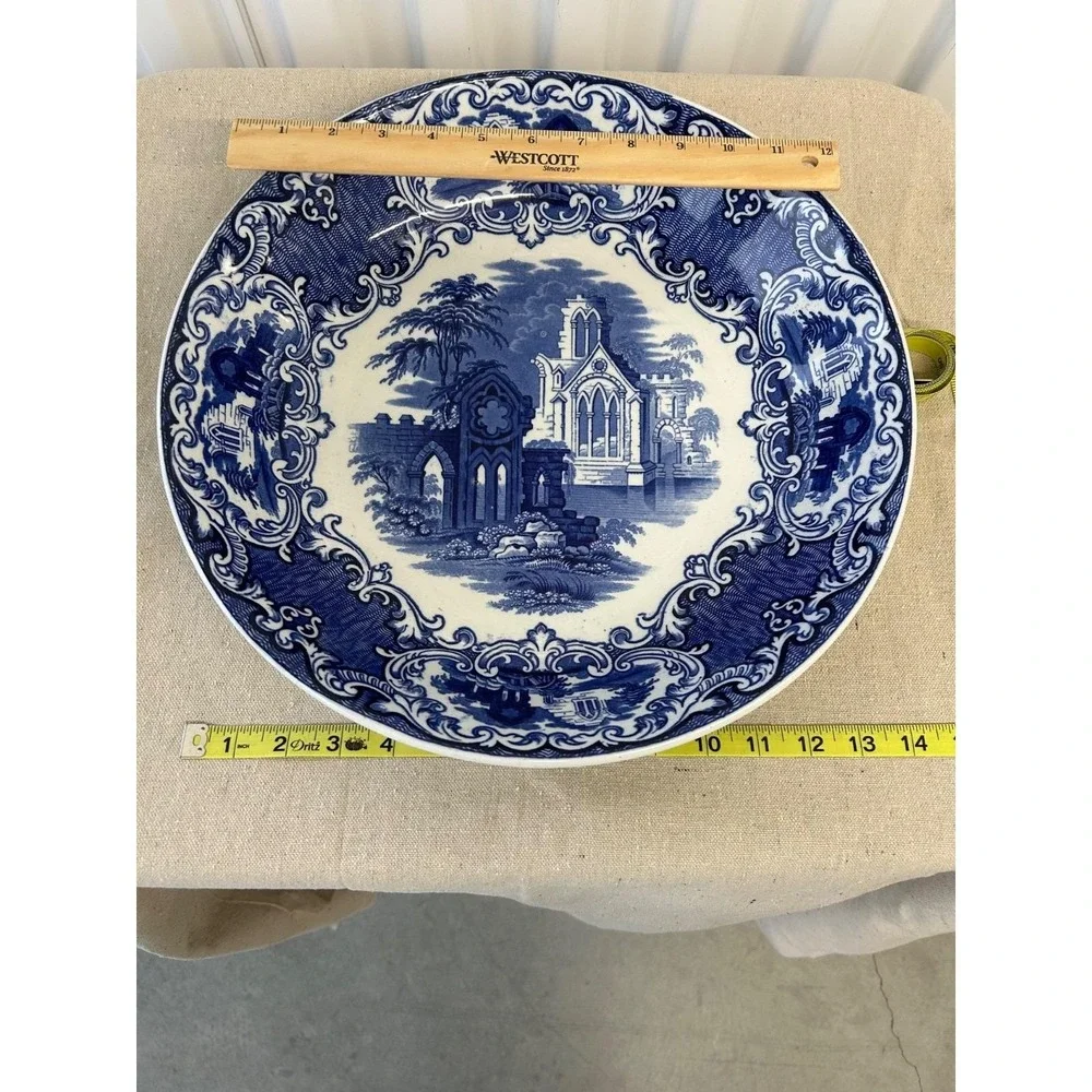 George Jones Abbey Flow Blue 14